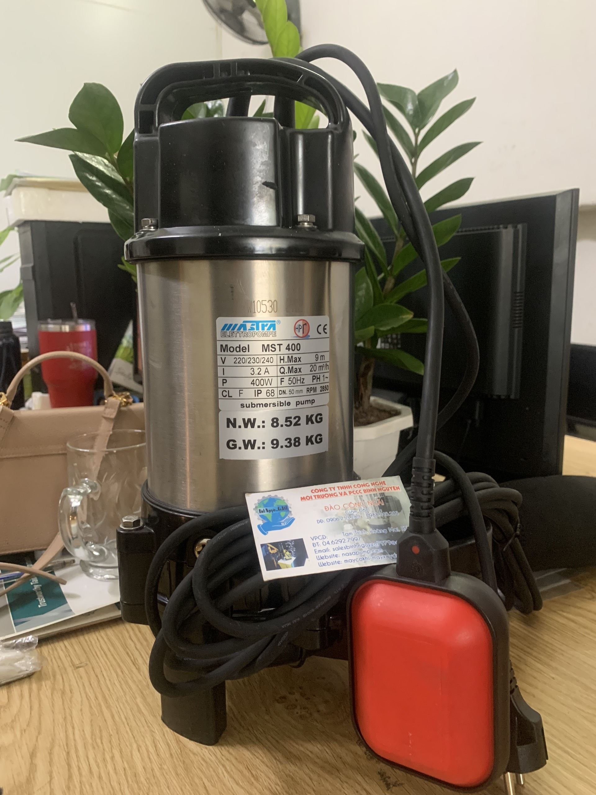Bơm chìm nước thải Mastra MST 400